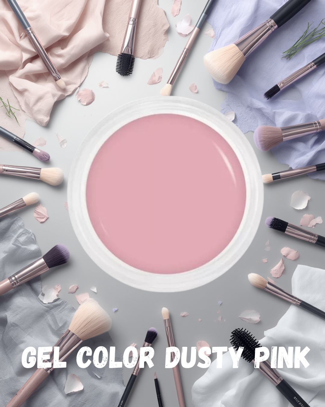 Gel Color Dusty Pink PurnimaNails™ - 5ml