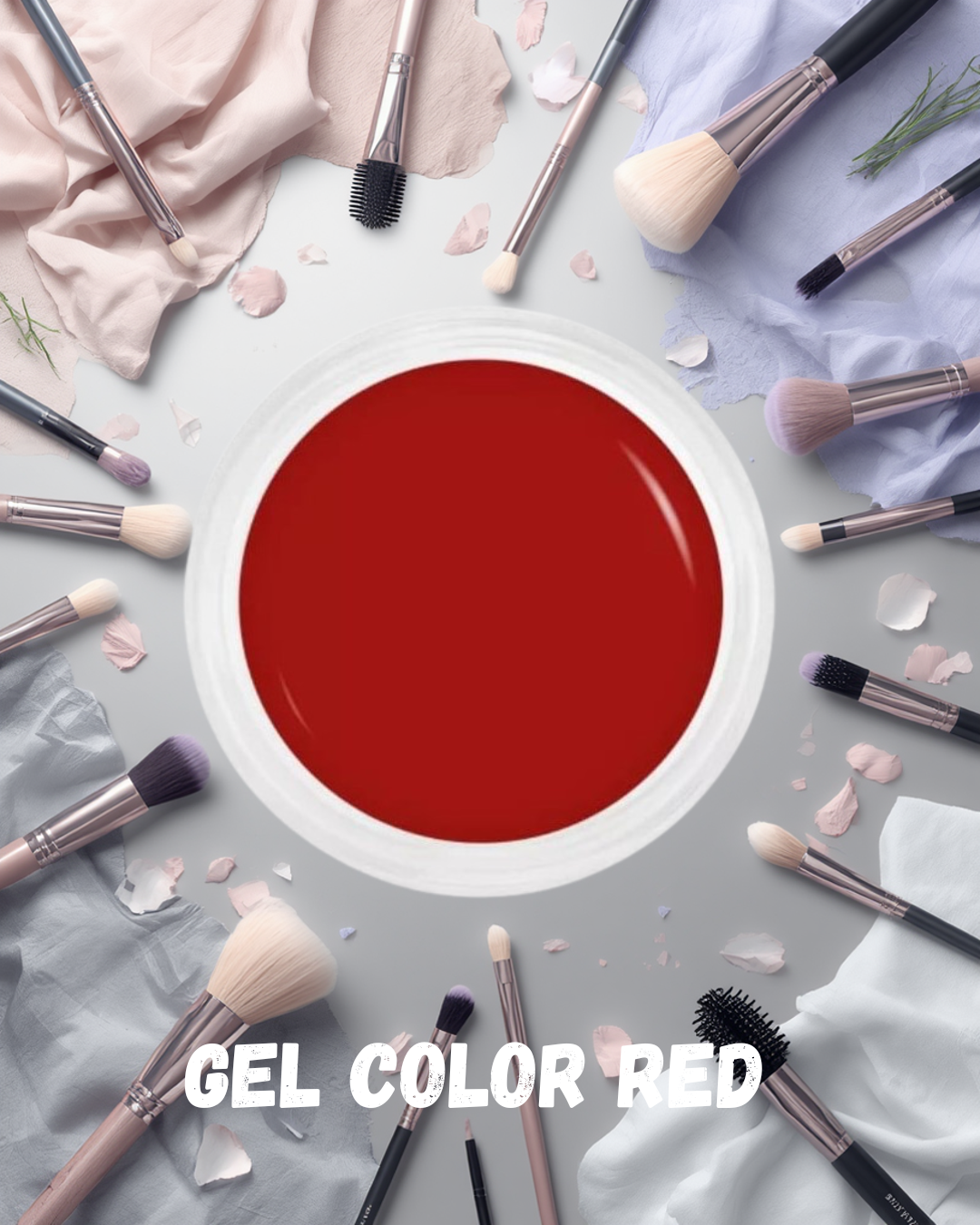 Gel Color Red PurnimaNails™ - 5ml