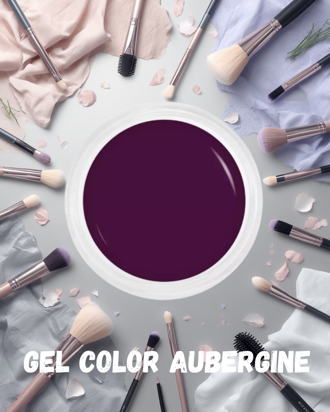 Gel Color Aubergine PurnimaNails™ - 5ml