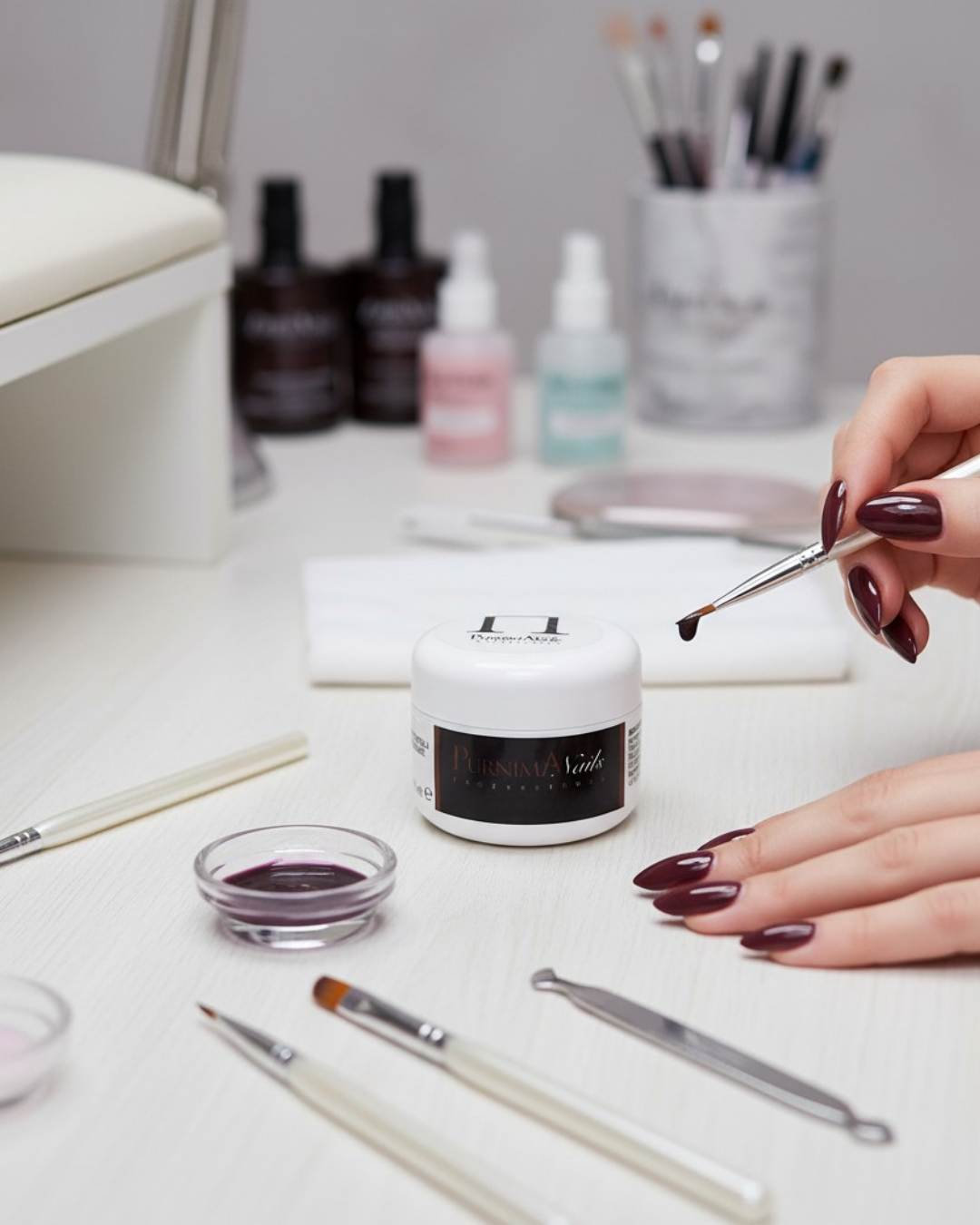 Gel Color Blu PurnimaNails 5ml Purnima Professional gel-color-blu-purnimanails-5ml-purnima-professional